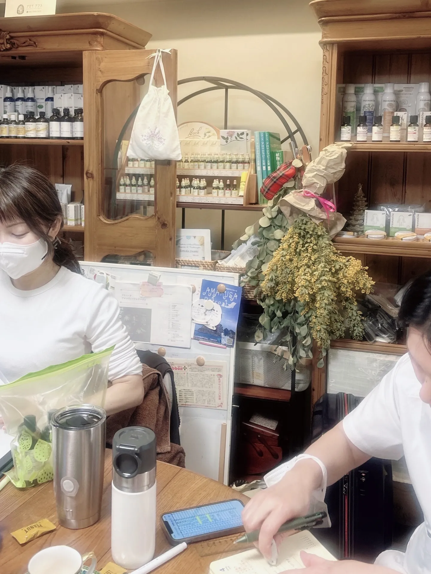 アロマテラピーを用いて